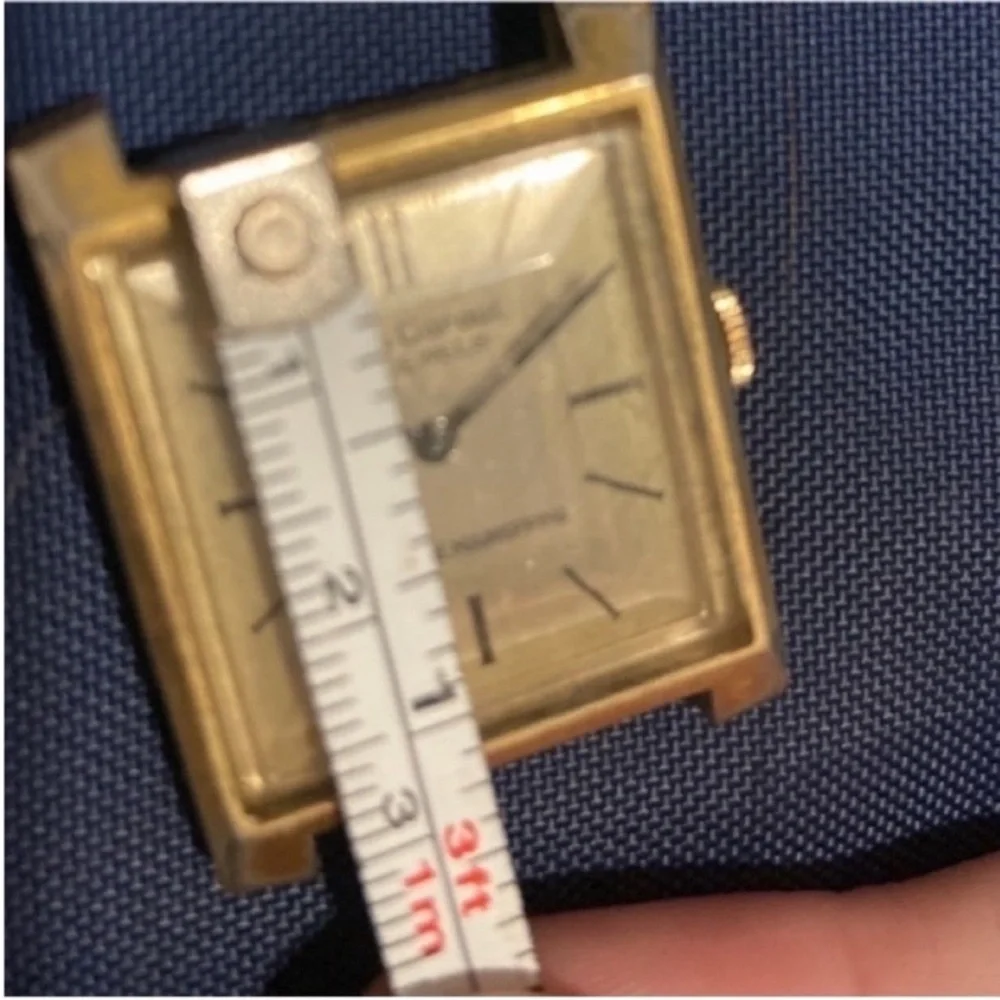 Mortima & Jean Cardot Gold Face Watch Collectible
